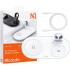 Mcdodo CH-7062 3 in1 / 15W Multiple Magsafe TWS Headphones / Watch Clock and Phone Charging Unit - White